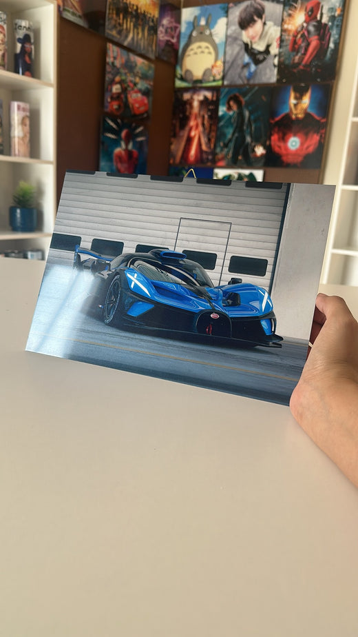 Pedido real de cliente — Metalprint personalizado en aluminio Kraftely