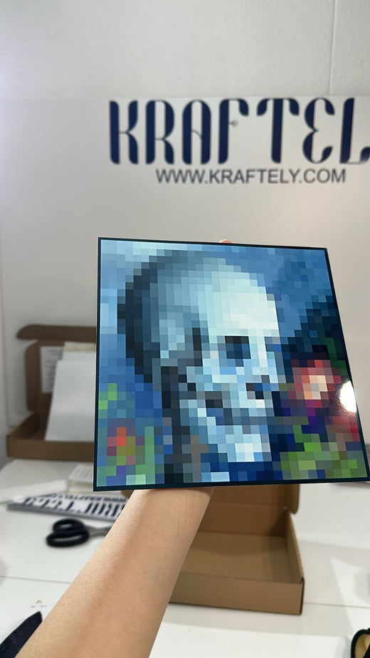 Cliente Kraftely — cuadro personalizado en aluminio con tu foto