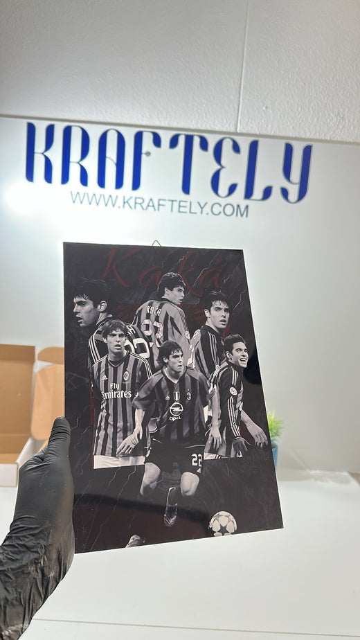 Pedido real de cliente — Metalprint personalizado en aluminio Kraftely