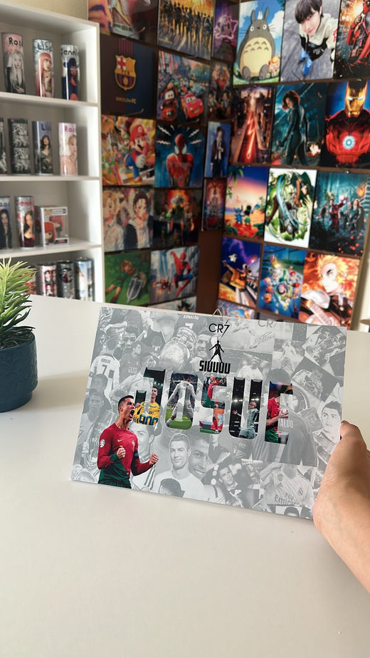 Pedido real de cliente — Metalprint personalizado en aluminio Kraftely